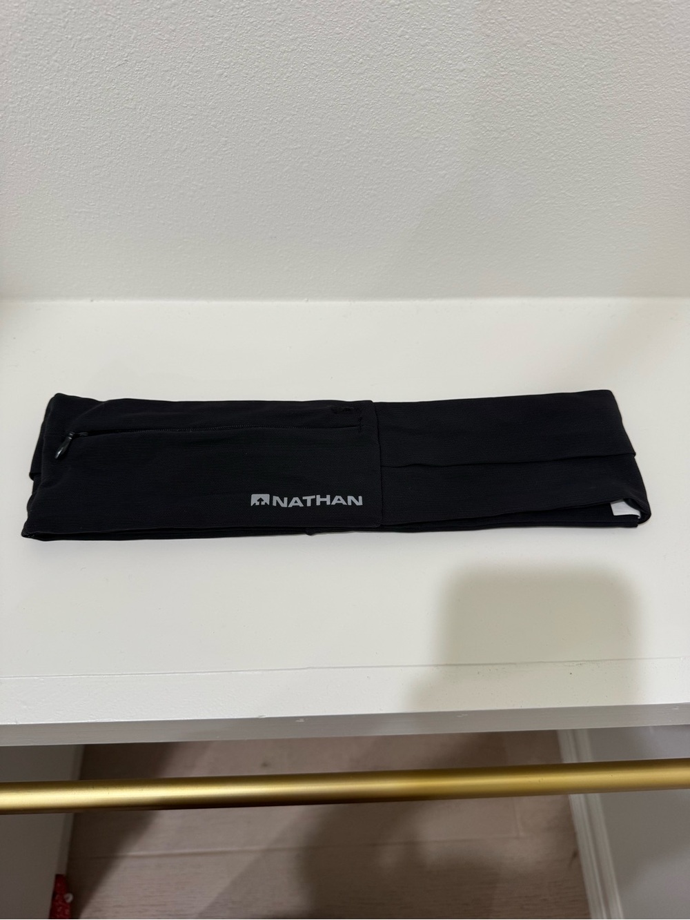 Natan Kids Black Running Waist Pack with Zipper Pocket